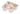Cento II 4 Light Flush Polished Chrome Copper & Glass