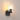 Madison Single Wall Light, Dark Grey with Wide Ribbed Clear Glass