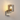 Madison Single Wall Light, Light Gold with Narrow Ribbed Smoked Glass