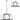 Quincy 6 Light Pendant/Semi Flush, Pewter and Polished Nickel
