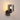 Madison Single Wall Light, Dark Grey with Narrow Ribbed Smoked Glass