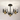 Manhattan 3 Light Semi Flush in Brass with Smoked Ombre Glass