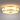 Sienna Large Flush, Brown Alabaster and Brass Finish - IP44