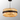 Exolon 18 Light 60cm Pendant, Satin Black Finish with Amber Sculpted Glass