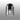 Madison Single Flush, Dark Grey with Narrow Ribbed Smoked Glass