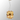 Exolon 6 Light 25cm Pendant, Brass Finish with Amber Sculpted Glass