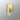 Madison Small Table Lamp, Beige Stone with Narrow Ribbed Amber Glass