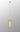 A1- Callow Single Pendant Polished Nickel / Cognac
