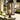 Sereno 3 Light Pedestal, Black & Gold Finish, IP54