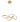 Lindy Small Gold Leaf LED Pendant