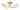 Lindy Gold Leaf LED Flush