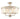 Grace 3 Light Semi Flush Polished Nickel & Clear Cut Crystal