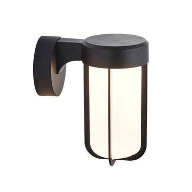 Parkville LED Matt Black & Frosted Glass