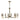Ambassador 8 Light Pendant Antique Brass