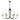 Bermuda 6 Light Pendant Aged Brass