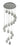 NLCB - Hera 20 Light LED Round Pendant, Clear