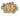 NLCB - Folla 4 Light Semi Flush Cognac Glass