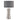 Bokara Table Lamp Silver C/W Shade
