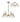 A1 - Bexley Pendant/Semi Flush 5 Light Antique Brass