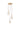 A2 - Borough 3 Light Spiral Pendant Brushed Brass