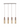 A1 - Manhattan 4 Light Bar Slim Pendant Mocha