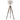 Easel Tripod Floor Lamp Dark Wood Base Only