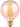 ES (E27) G125 LED 7W Tinted Dimmable