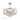 Laura Ashley Vienna Crystal & Polished Chrome 3 Light Semi Flush Ceiling Light