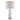 Olalla TL Polished Chrome and Clear Glass C/W Shade