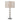 Oleana Table Lamp Polished Chrome Crystal C/W Shade