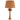 Palm Table Lamp Gold Base Only