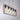 Franco 5 Light Bar Wood & Black