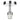 Semi Flush Suspension Polished Chrome