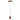 1 Light Aged Copper E27 Suspension With Clear Cable