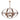Symbol 6 Light Pendant Petrol Copper