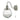 Tamara Wall Light Satin Nickel & Ribbed Glass