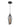 NLCF - Regal Small Smoked Single Pendant