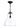 Upton 1 Light Pendant Large Matt Black