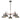 A1 - Beaumont Telescopic 5 Light, 5 x E27 (Max 40W), Sand Grey/Copper/White, 1yr Warranty