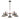 A1 - Beaumont Telescopic 5 Light, 5 x E27 (Max 40W), Sand Grey/Copper/White, 1yr Warranty