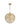 Diyas IL32804 Coniston Pendant, 6 Light E14, French Gold/Crystal