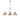 A1 - Ortiz Pendant, 3 x E27 (Max 60W), Antique Brass, 1yr Warranty