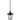 A1 - Emily Pendant, 1 x E27 (Max 60W), Black/Gold With Seeded Clear Glass, IP54, 2yrs Warranty