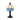 A1 - Lafayette Tiffany Table Lamp, 1 x E14 (Max 25W), White/Blue/Clear Crystal Shade, 1yr Warranty
