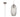 A1 - Millie Curved Cylinder Pendant, 1 x E27 (Max 60W), Polished Nickel, 1yr Warranty