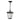 Alford Place 1 Light Small Lantern, IP44, Black
