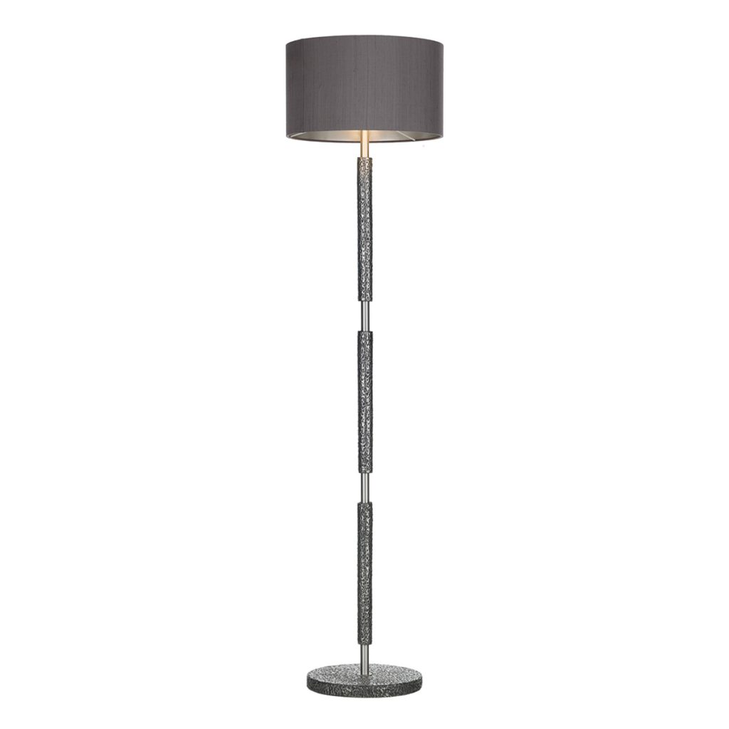 Sloane Floor Lamp Pewter - Nottingham Lighting Centre