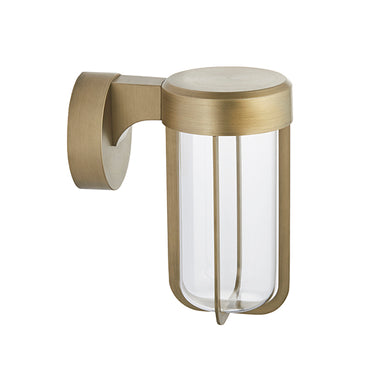 Parkville LED Brushed Gold & Clear Glass