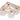 Cento II 4 Light Flush Polished Chrome Copper & Glass