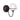 Lincoln Matt Black with Clear Globe & Frosted Diffuser